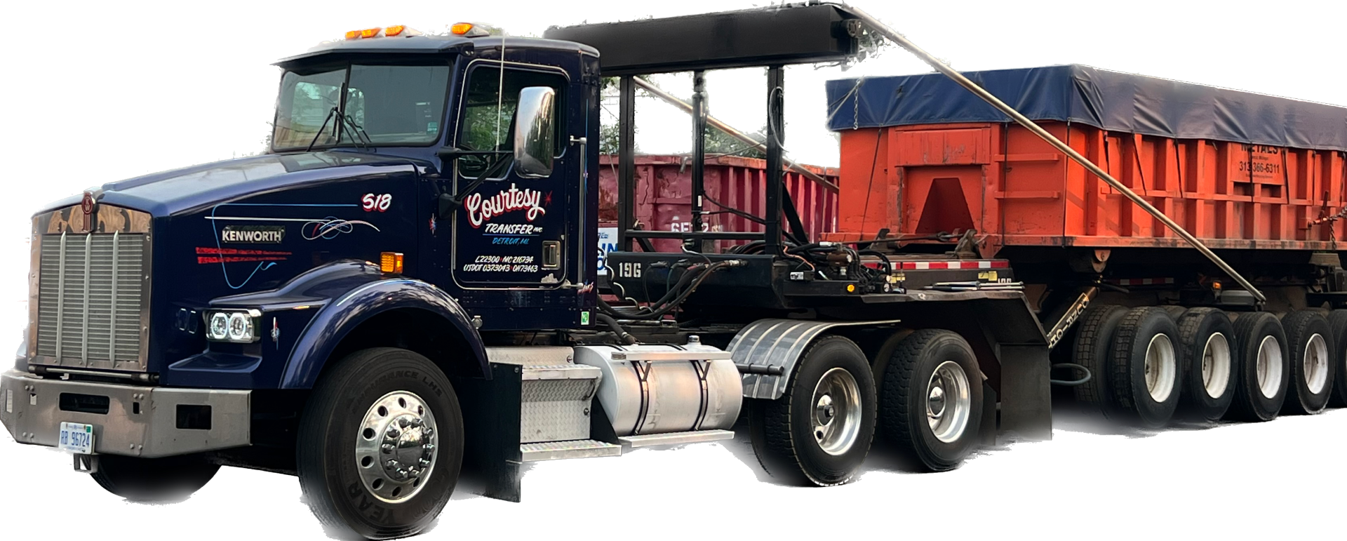 Courtesy Transfer Inc Roll-off Container Truck